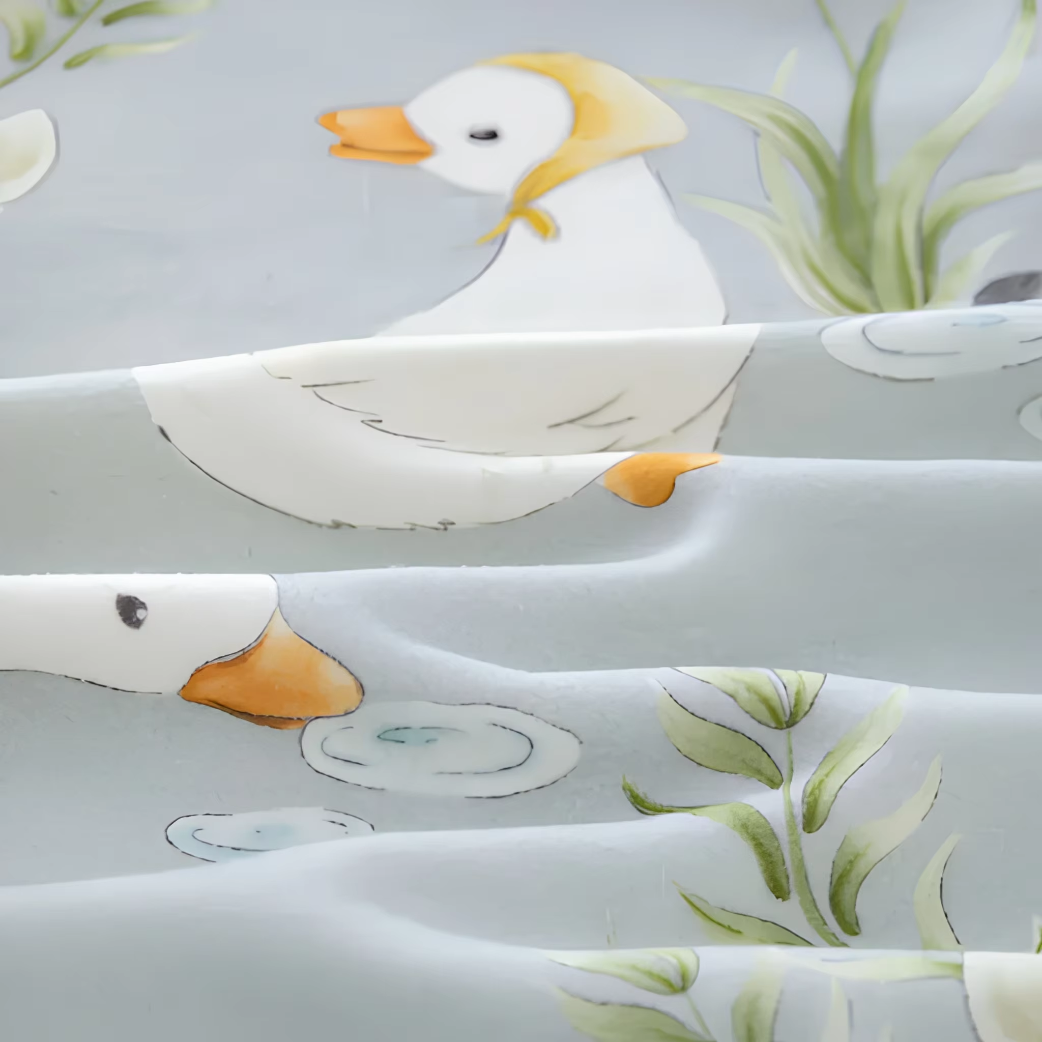 Baby "Ducky's Pond" Ultra-Soft Bunny Cotton Romper