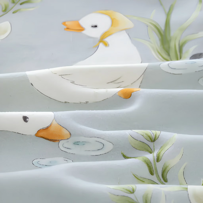 Baby "Ducky's Pond" Ultra-Soft Bunny Cotton Romper