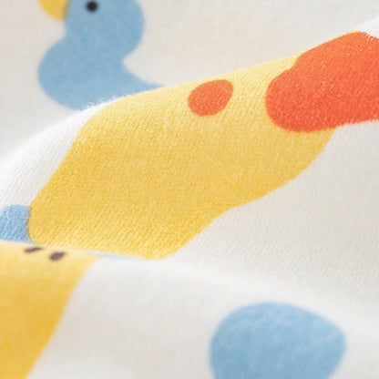"Swimming Ducklings" Premium Soothing Elastic Cotton Baby Bodysuit