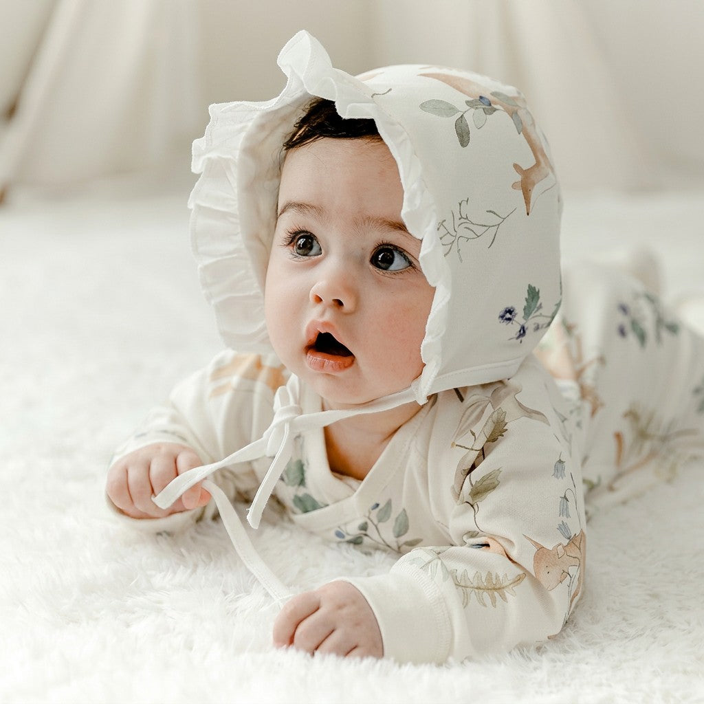 Bunny Cotton: Enchanted Forest Long Romper