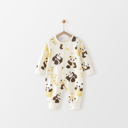 Baby "Panda Play" Ultra-Soft Bunny Cotton Romper