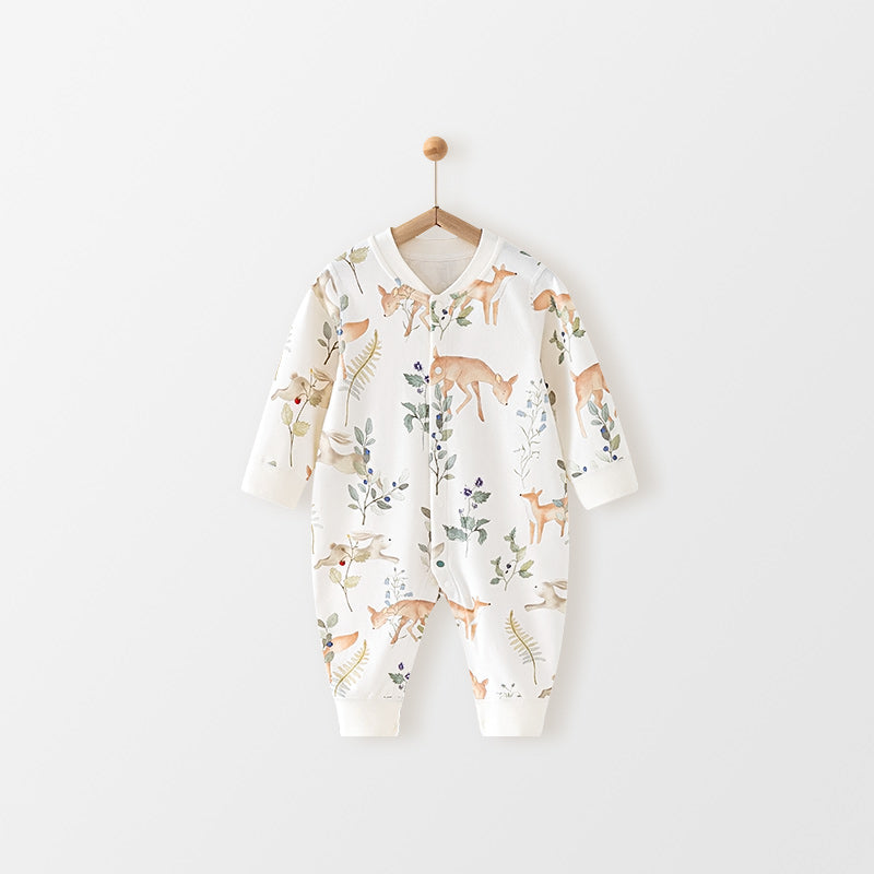 Bunny Cotton: Enchanted Forest Long Romper