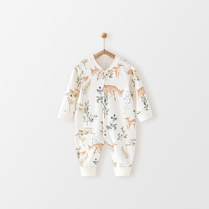 Bunny Cotton: Enchanted Forest Long Romper