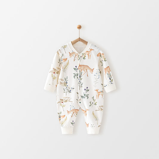 Bunny Cotton: Enchanted Forest Long Romper