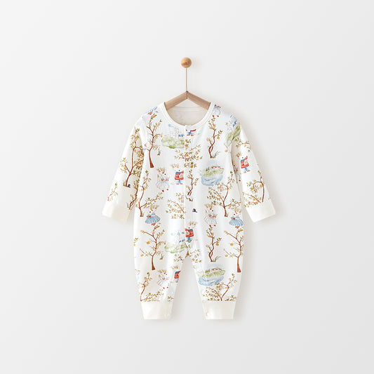 Floral Manor Cotton Romper