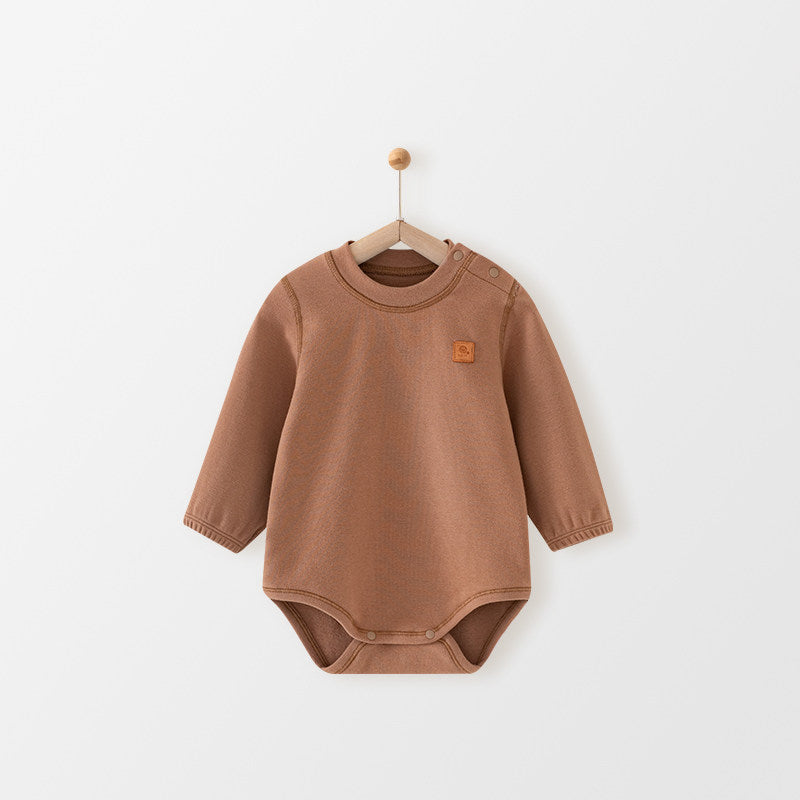 Maillard Minimalist: Thermal Long-Sleeve Bodysuit